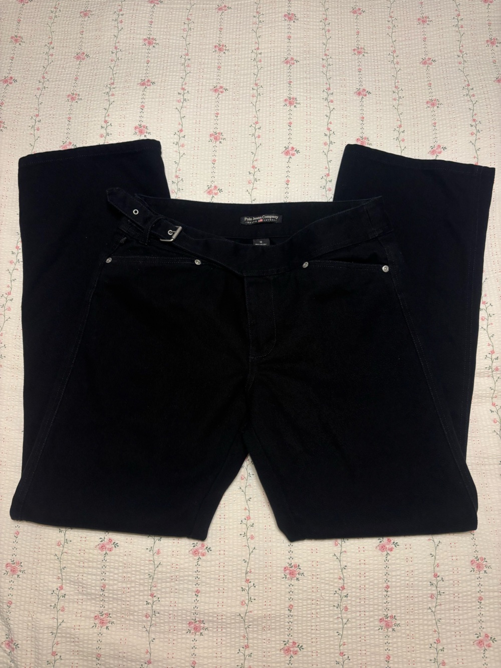 Black polo Ralph Lauren jeans